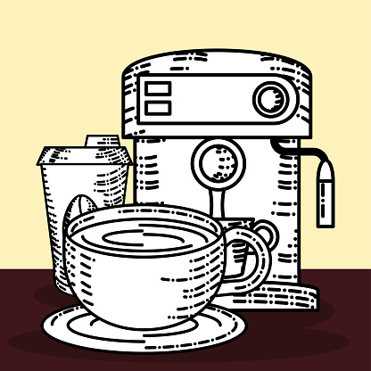 coffee machine cup