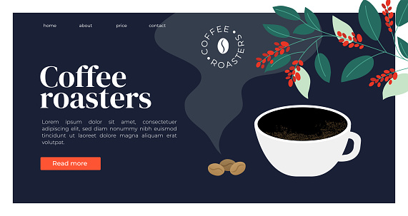 coffee roasters template with espresso beans and coffee plant vector id1177294624?k=20&m=1177294624&s=170667a&w=0&h=XzP9UVMKhFy7uv1p7FxLCEm