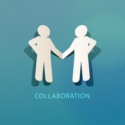 Collaboration Concept Paper Cut