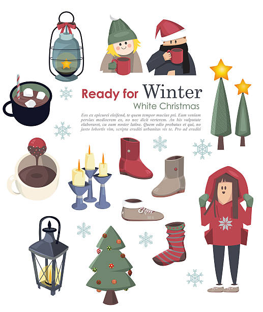 royalty free chinese lantern festival clip art vector images collection of christmas and winter a vector art illustration