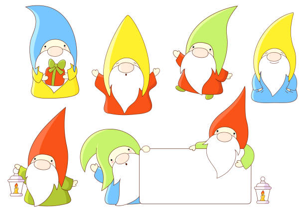 Download Best Garden Gnome Illustrations, Royalty-Free Vector ...