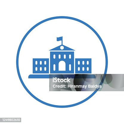 istock College, educational institute, school icon design 1249802610
