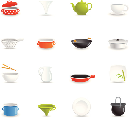 Color Icons - Dishware