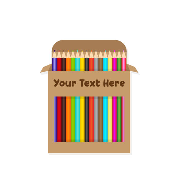 Color Pencil Box Stock Photos, Pictures & Royalty-Free Images - iStock
