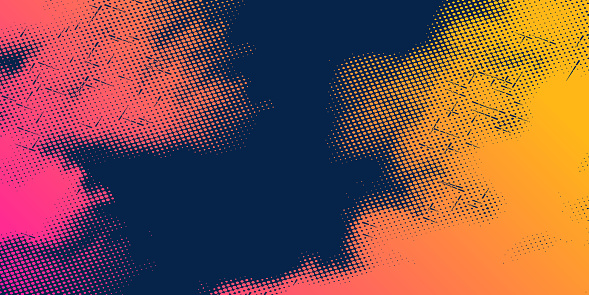 Colorful Abstract Halftone Background
