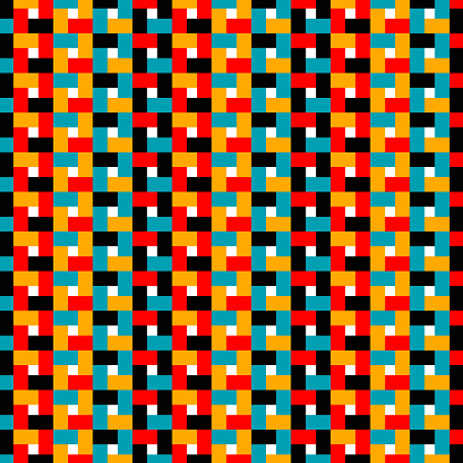 colorful basket weave seamless pattern abstract background vector