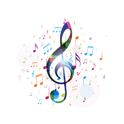 Fond De  Notes  De  Musique  Color es Vecteurs libres de   Fond De  Notes  De  Musique  Color es Vecteurs libres de