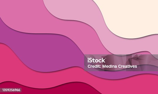 istock Colorful Papercut Background Concept Design 1359256966