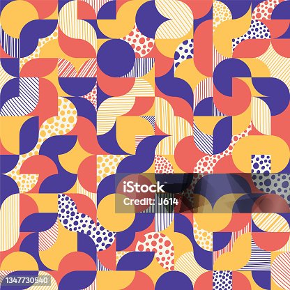 istock Colorful seamless pattern 1347730540