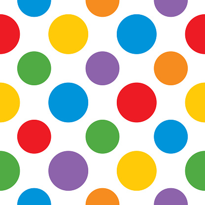 Colorful Spots Seamless Pattern