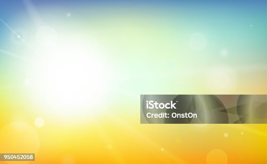 istock Colorful Summer Background Vector Illustration 950452058
