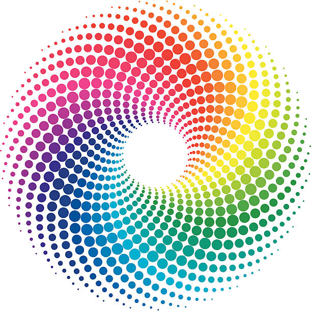 colorful swirl vector art illustration