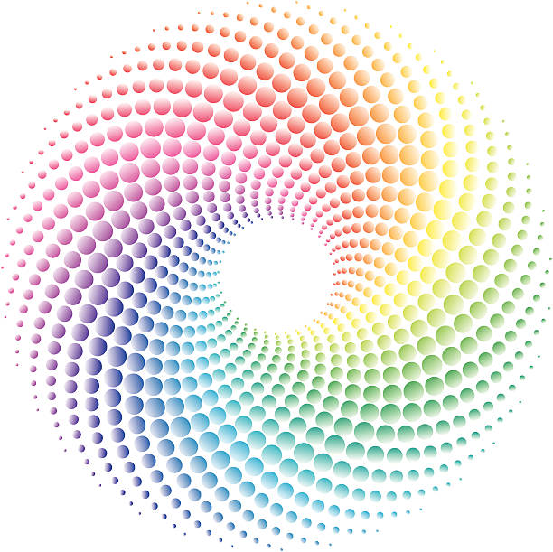 colorful Swirl vector art illustration