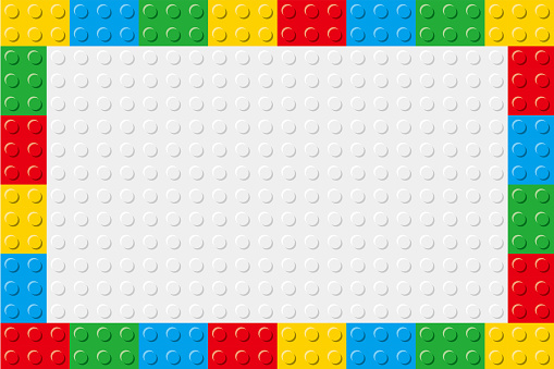 Colorful toy block background material