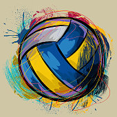 istock Colorful Volleyball 153075177
