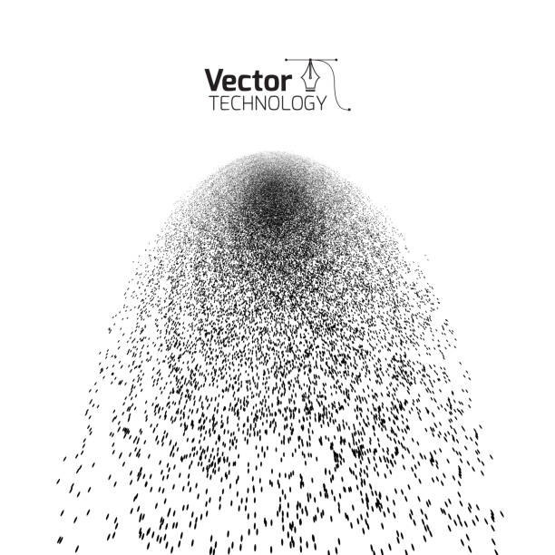 Comet on a white background Comet on a white background and isolated swarm of insects stock illustrations