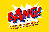 istock Comic book style font 1283810815