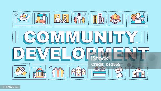 istock Community development word concepts banner 1322479145