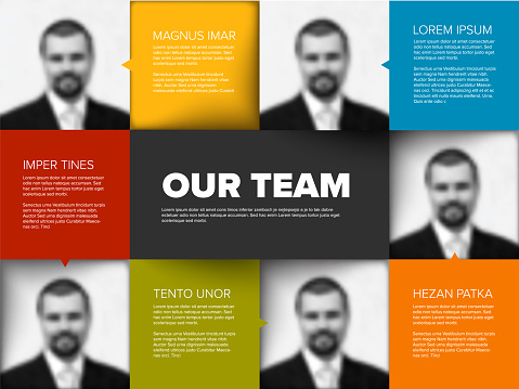 Company team presentation template
