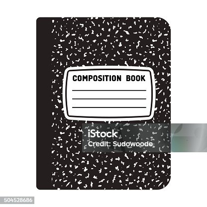 istock Composition notebook illustration 504528686