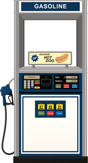 Computer generated image of a Gas Pump