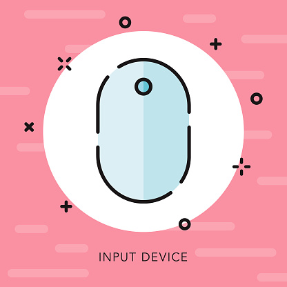 Computer Mouse Open Outline Graphic Design Icon
