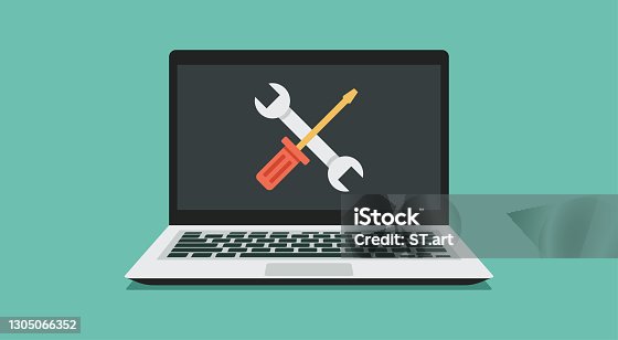 istock computer repair service, maintenance, and technical support concept 1305066352