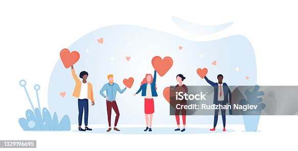 istock Concept of charity and donation. 1329196695