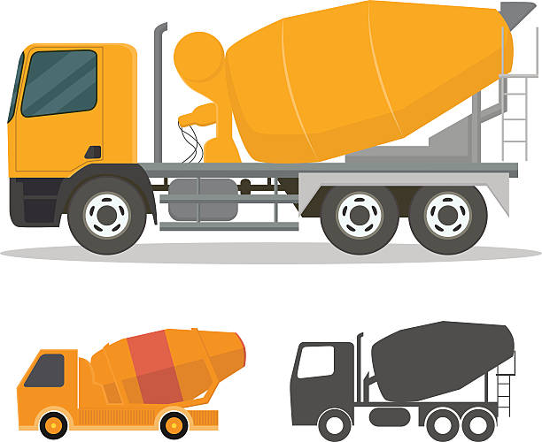 Royalty Free Cement Mixer Clip Art, Vector Images & Illustrations - iStock