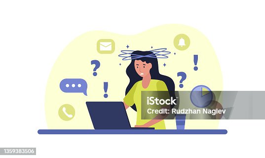 istock Confused woman concept 1359383506