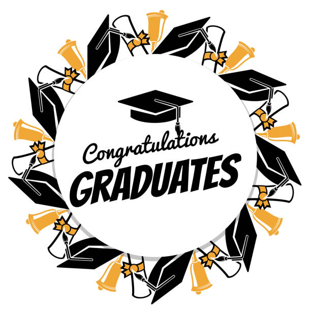 Download Drawing Of A Graduation Scroll Illustrations, Royalty-Free Vector Graphics & Clip Art - iStock