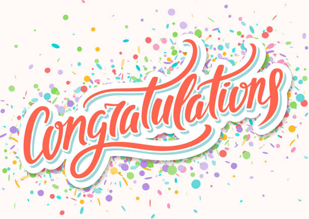 congratulations-card-hand-lettering-vector-id910974210