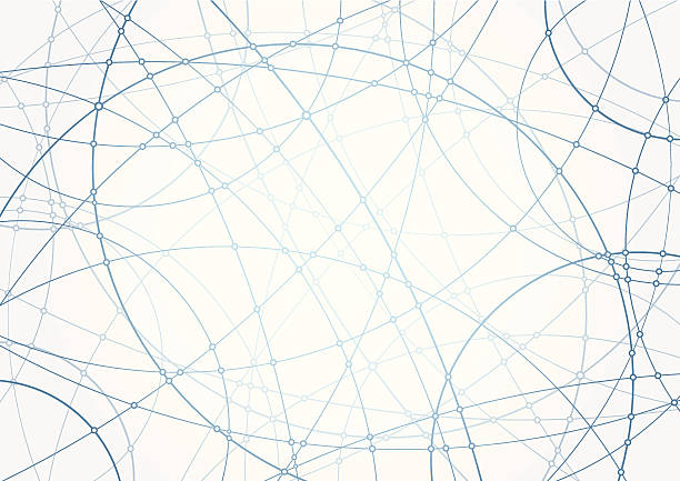 Connect Dots Connect Dots Background. internet cable stock illustrations