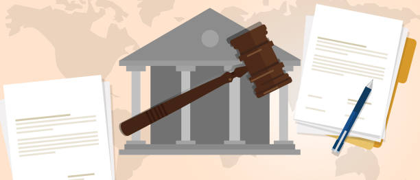 anayasa hukuku karar olgu yasal tokmak tahta çekiç suç yargıtay açık artırma sembolü - supreme court stock illustrations