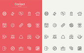 Contact Line Icons