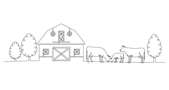 Continuous Line Drawing Of Farm Cow And Calf Stock Illustration Download Image Now Istock,Blue Anime Girl Transparent Background
