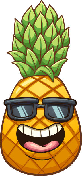 Best Pineapple With Sunglasses Illustrations, Royalty-Free ...