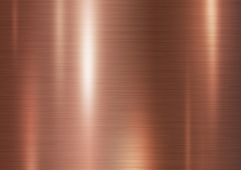 Copper metal texture background vector illustration