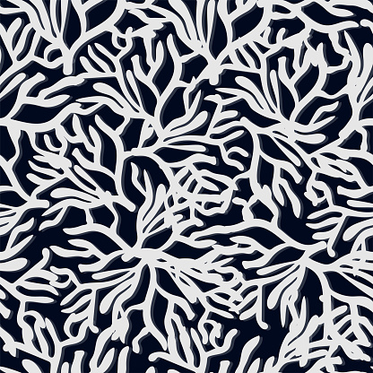Coral seamless pattern