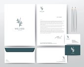 Layout Template elements, Presentation flat vector illustration design, brochure poster flyer leaflet Spa Healthy