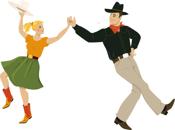Western Dancing Illustrations Royalty Free Vector Graphics And Clip Art