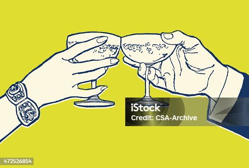 istock Couple Toasting With Cocktails 472526854