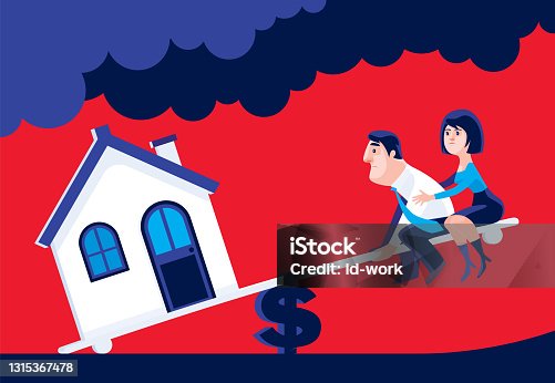 istock couple with housing problems 1315367478
