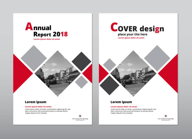 Cover design for annual report and book cover design. Cover design for annual report and book cover design. magazine cover stock illustrations