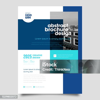 istock Cover design for product presentation, creative layout of booklet cover, catalog, flyer, trendy design 1329802072