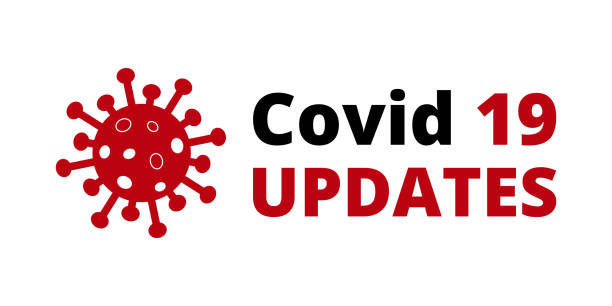 stockillustraties, clipart, cartoons en iconen met covid 19 updates op witte achtergrond. nieuwe coronavirus covid 19 ncov - vector - update