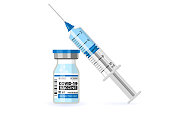 istock Covid-19 Vaccine and Syringe Injection 1285072572