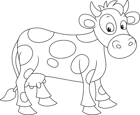 Cow Lying Down Black And White Transparent PNG & SVG Vector