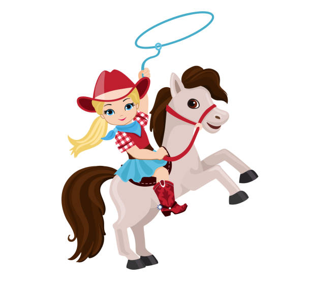 Rodeo Girl Illustrations Royalty Free Vector Graphics And Clip Art Istock