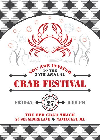 Crab Fest Invitation